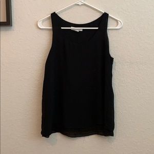 Black flowy top!